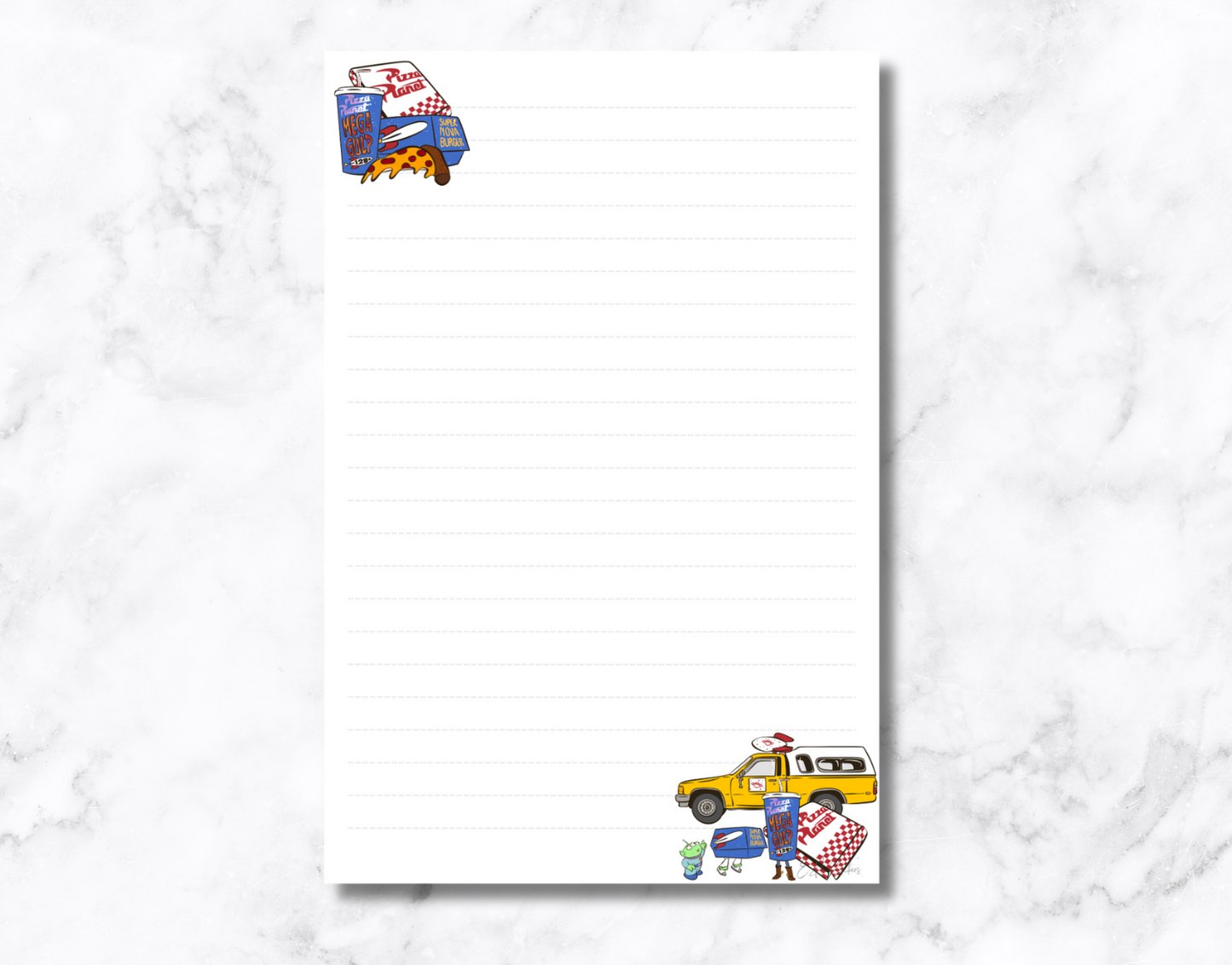 Pizza Universe Notepad