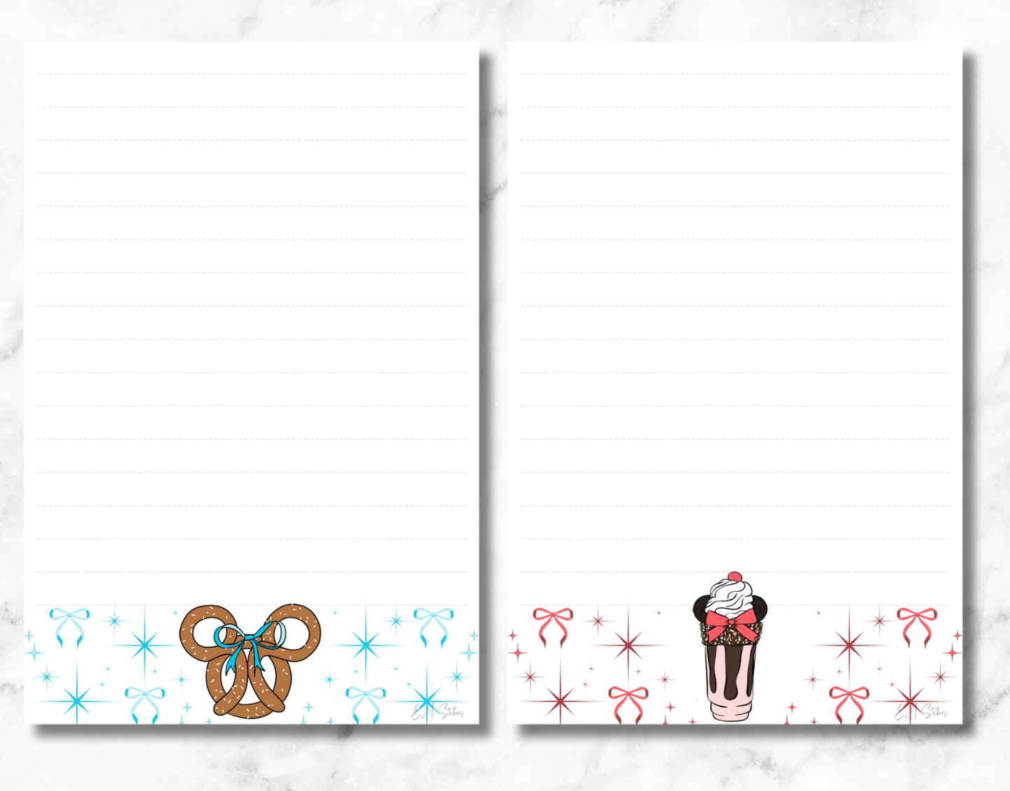 Bowtiful Snacks Notepad