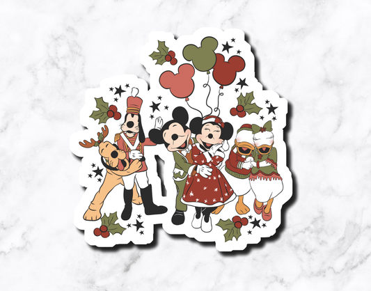 Christmas at the Parks Sticker