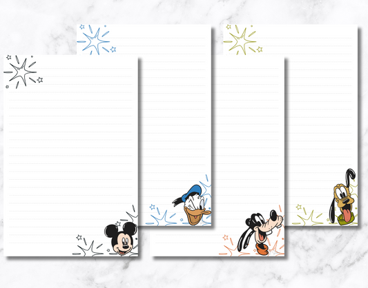 Mouse & Friends - The Boys Notepad