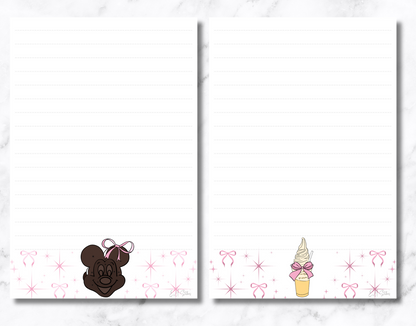 Bowtiful Snacks Notepad