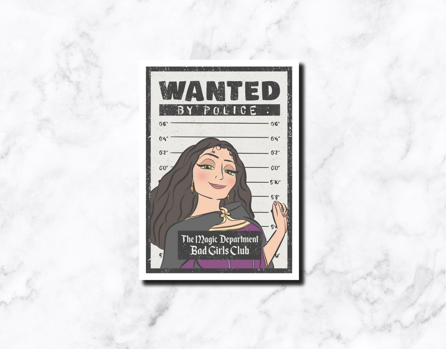 Most Wanted Sticker