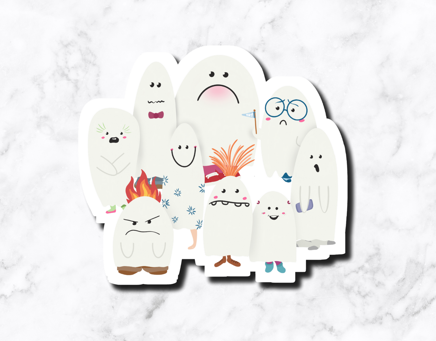 Haunting Emotions Sticker