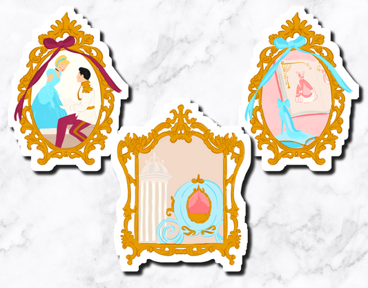 Midnight Princess Sticker Set **set of 3**