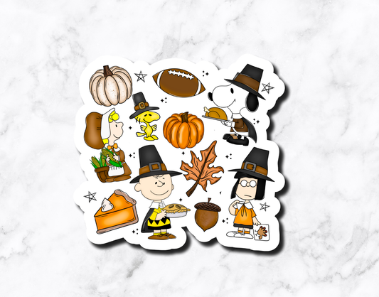 Charlie Thanksgiving Sticker