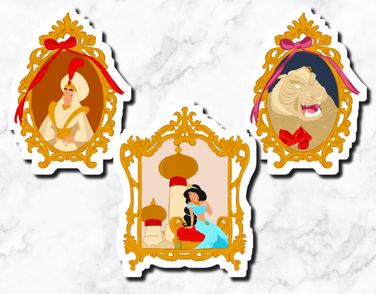 Genie Princess Sticker Set **set of 3**