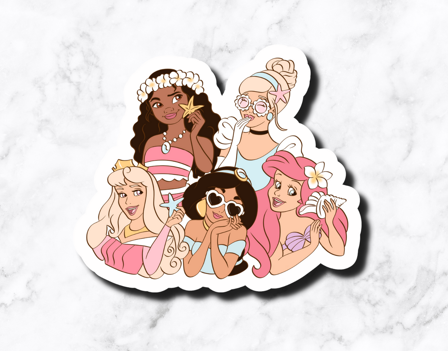 Summer Princess Sticker