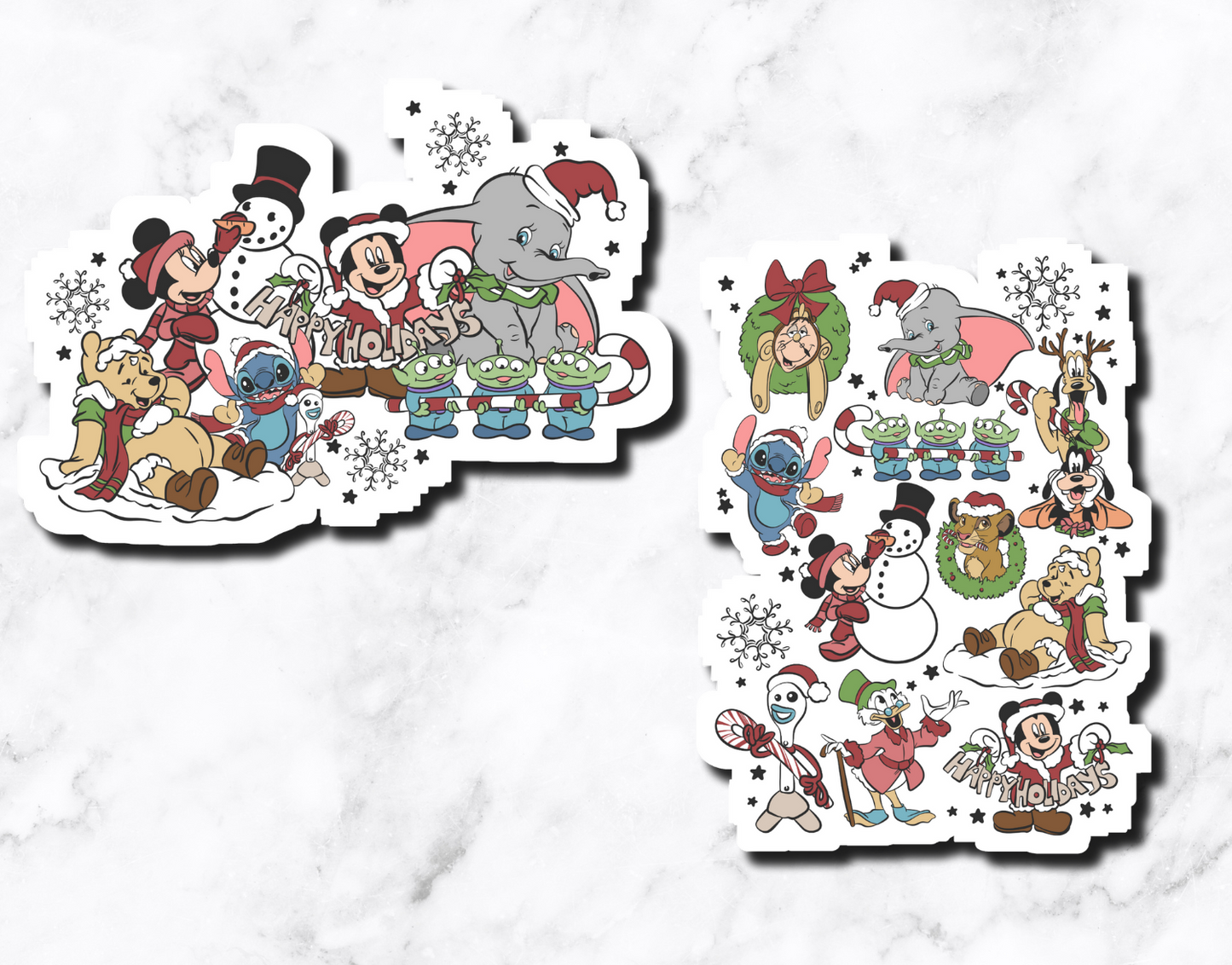 Magic Christmas Mashup Sticker **set of 2 stickers**