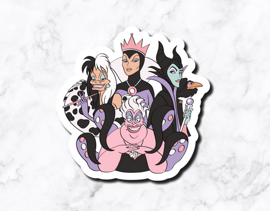 Villains Sticker