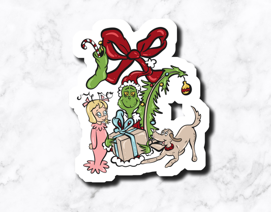 Grinch Sticker