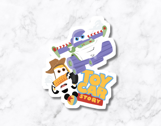 Pix Fest - Toy Cars Sticker