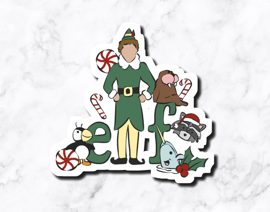 Elf Sticker