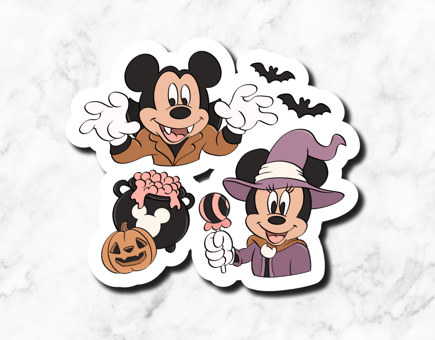 M&M Halloween Sticker