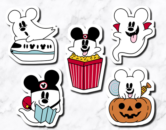 Park Ghost Sticker **set of 5**