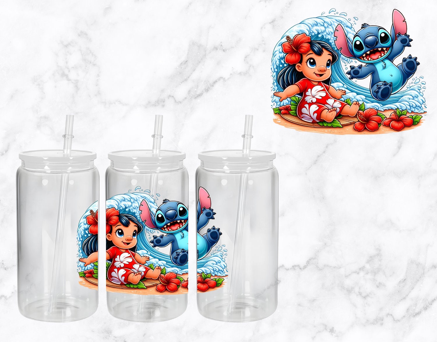 Ohana Duo Plastic Jar