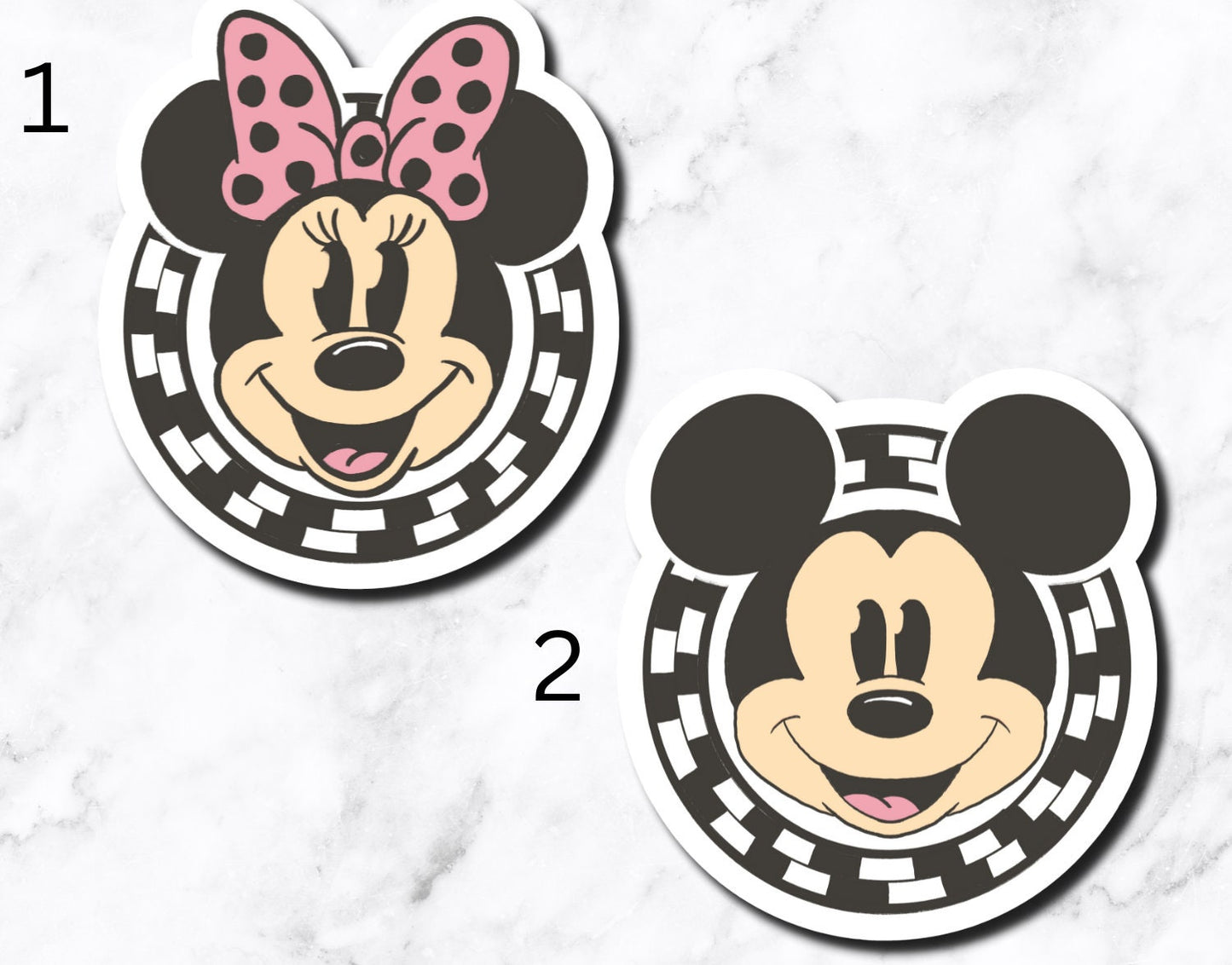 Retro Mouse (set of 2 stickers)