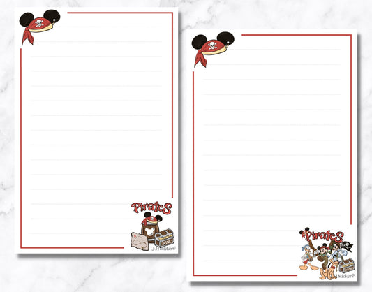 Pirate Mouse Mashup Notepad