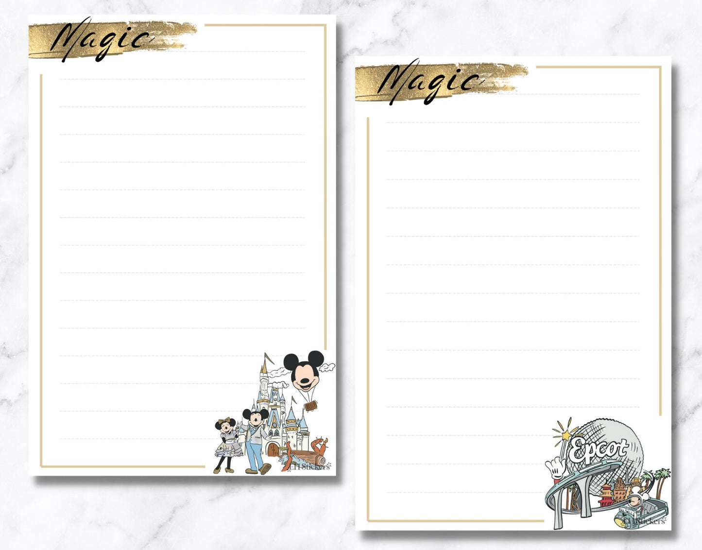 Magical Parks Notepad