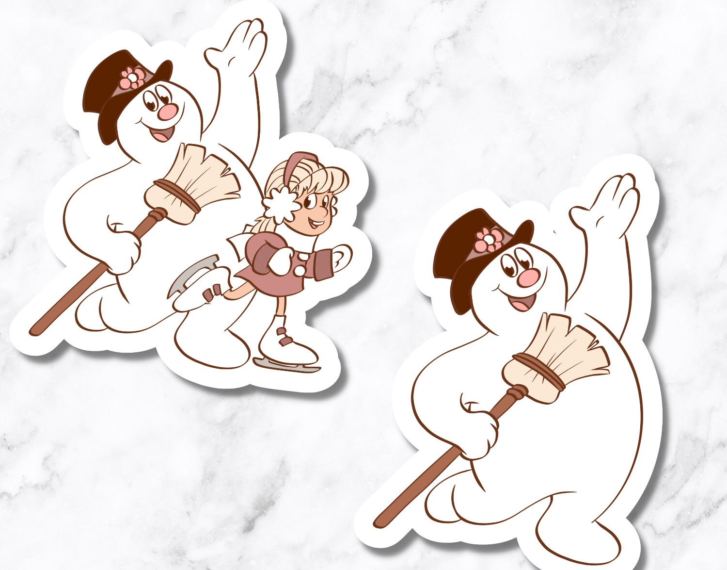 Frosty (set of 2 stickers)