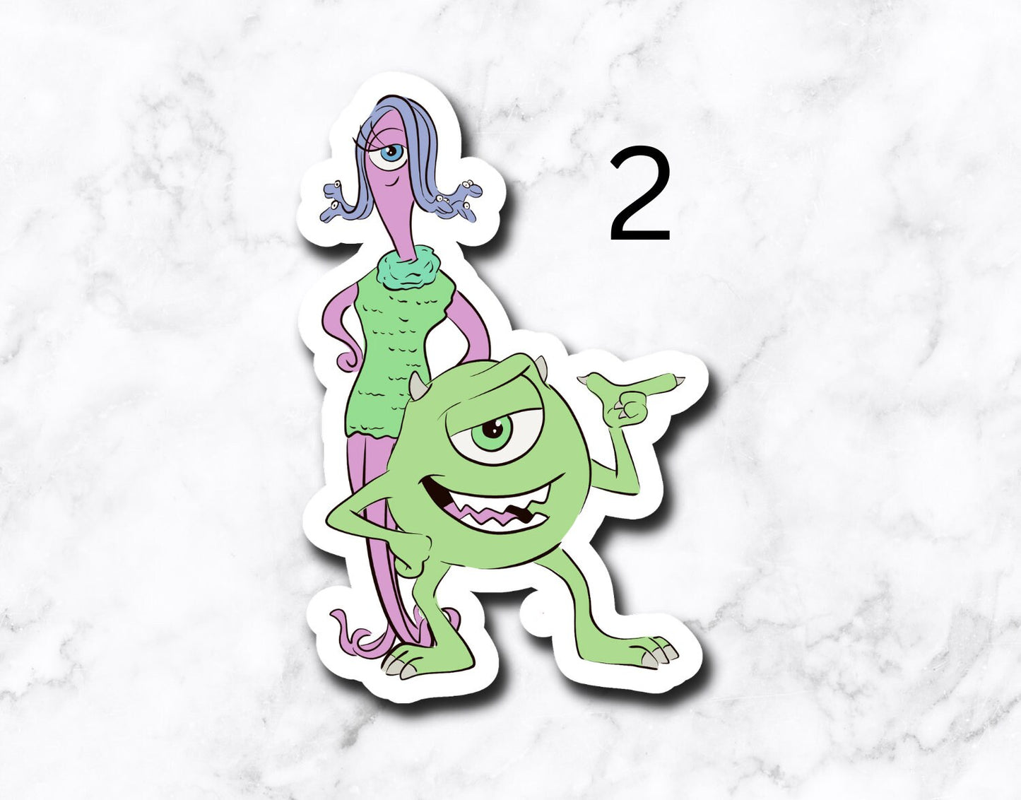 Monsters (set of 4 stickers)