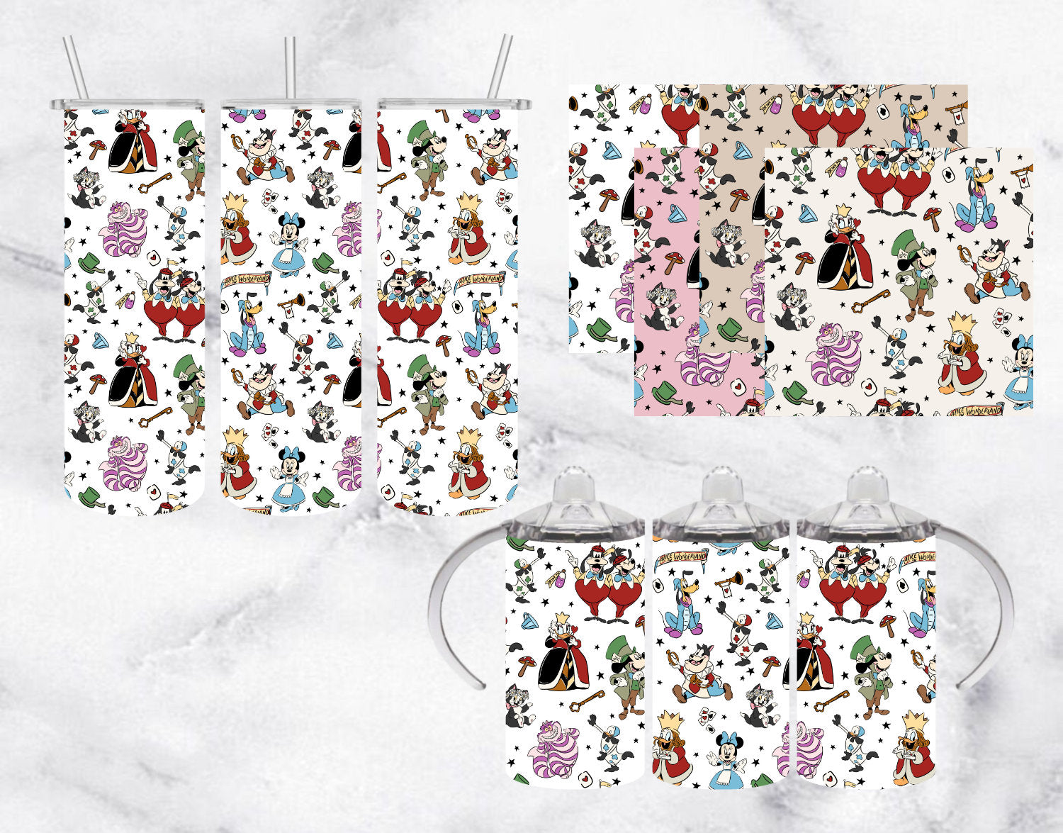 Wonderland Mouse Mashup Tumbler - Characters