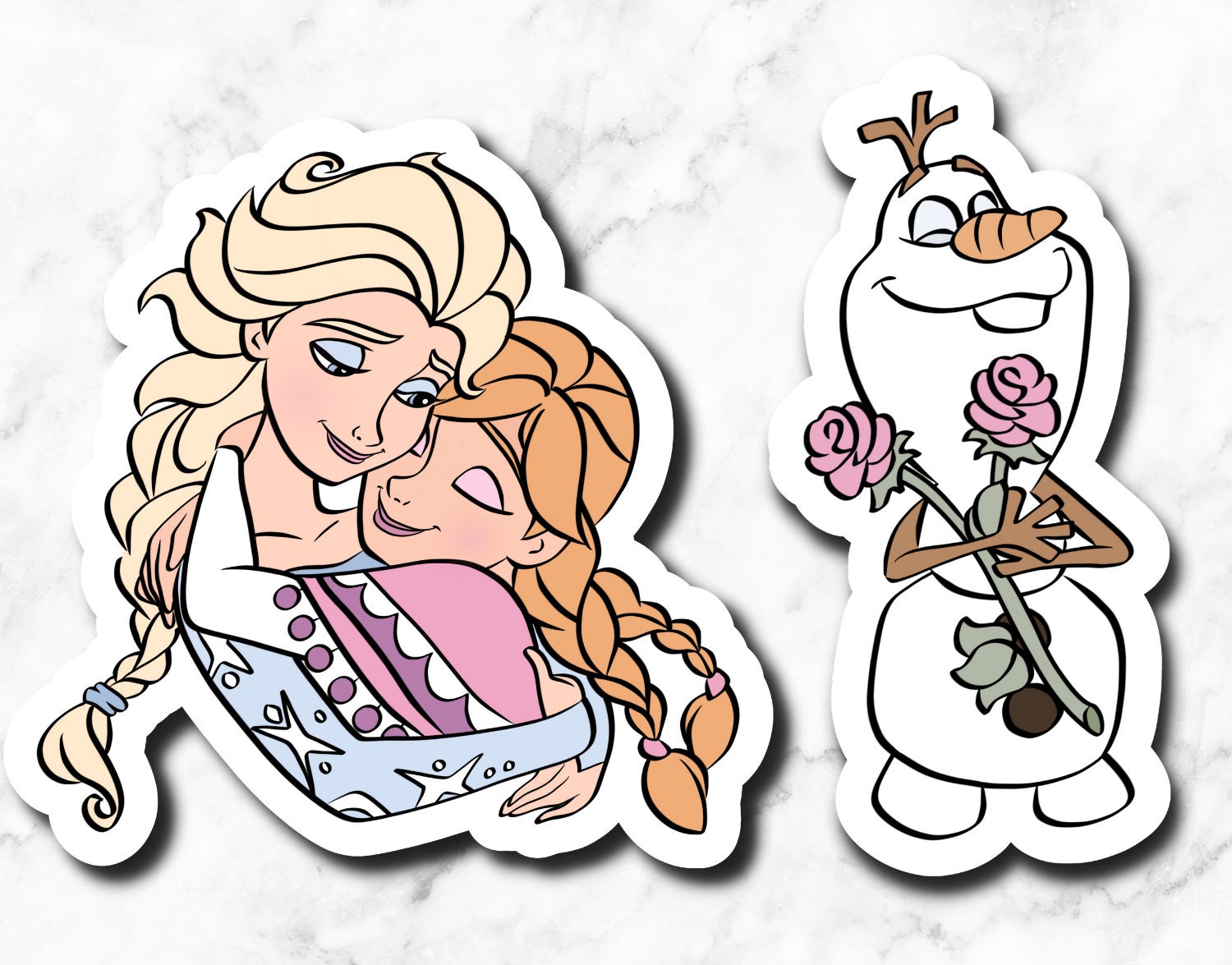 Ice Sisters **set of 2 stickers**